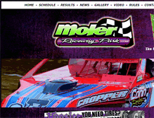 Tablet Screenshot of molerracewaypark.com